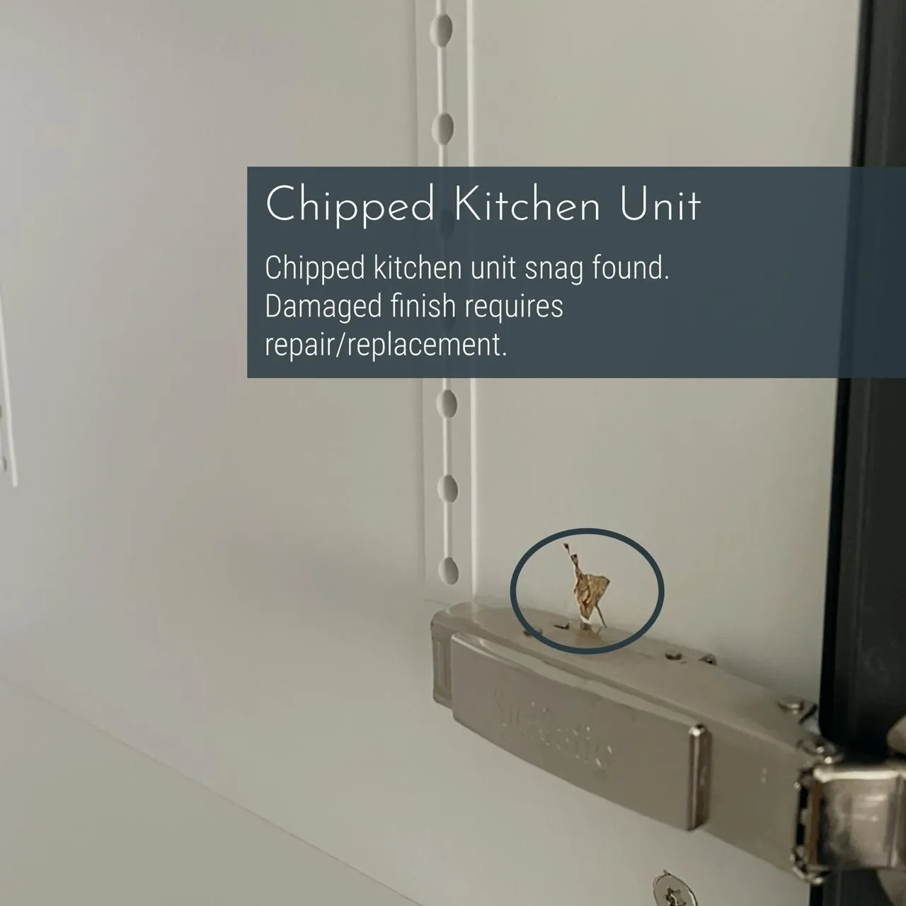 Snagging report image 1