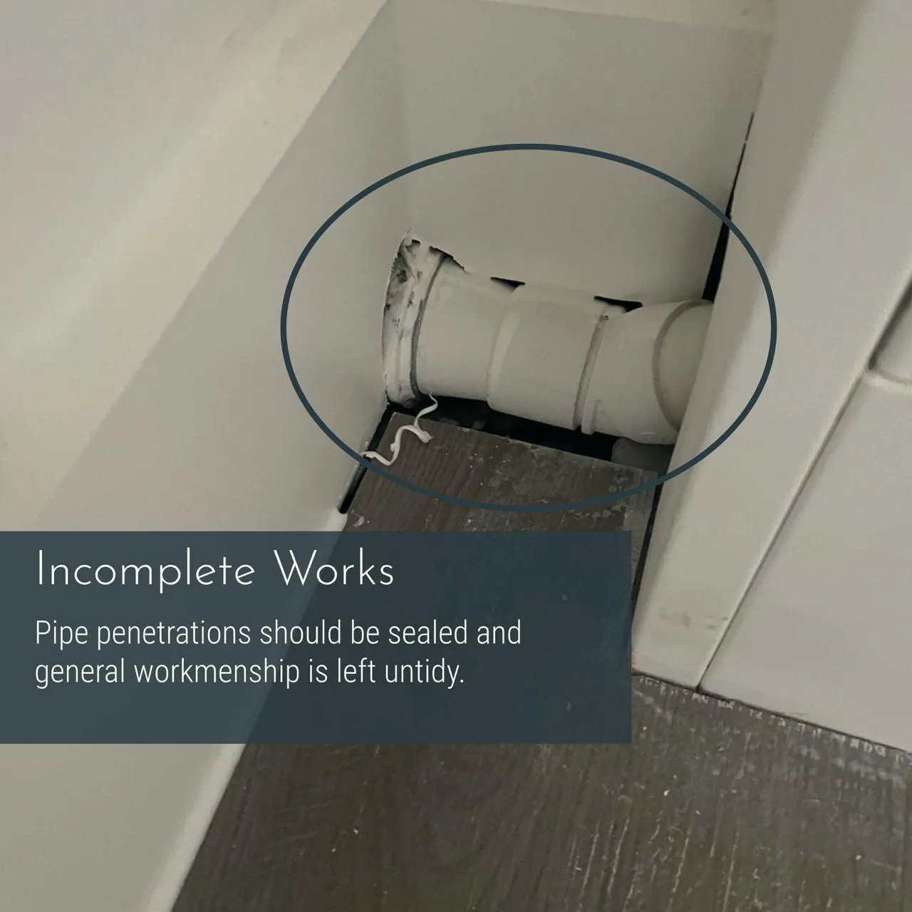 Snagging report image 3